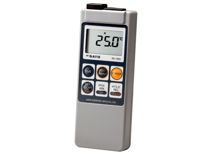 日本進(jìn)口佐藤SATO帶記憶功能的防水數字溫度計SK-1260