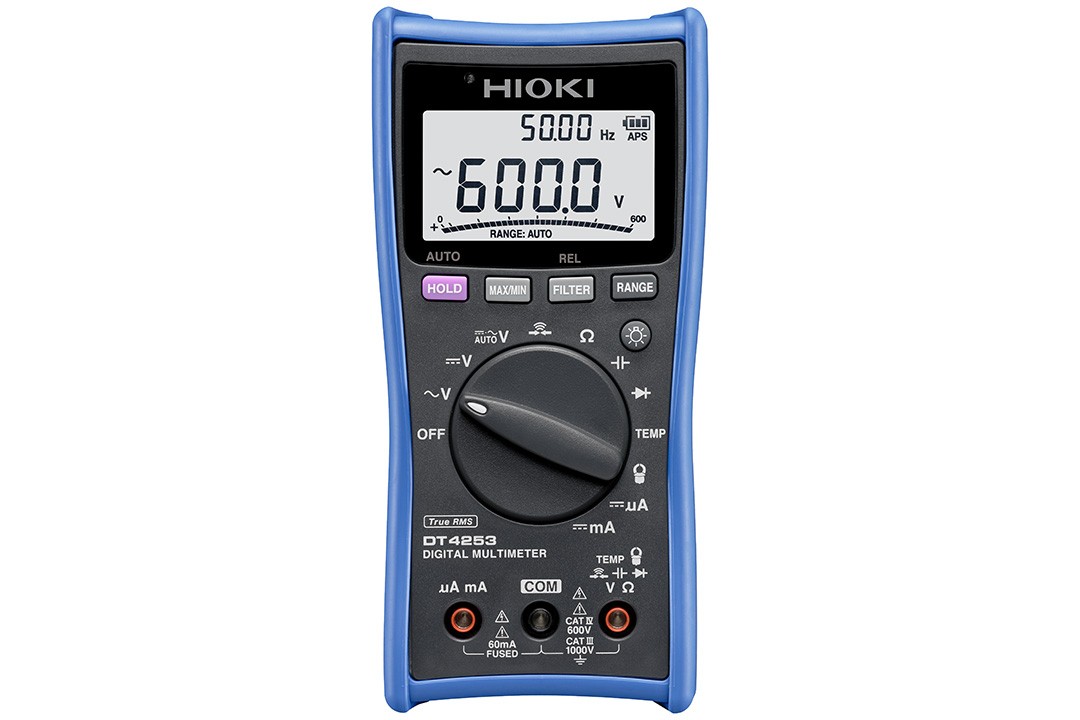 日本進(jìn)口hioki日置鉗形表萬(wàn)用表絕緣電阻數字萬(wàn)用表DT4253